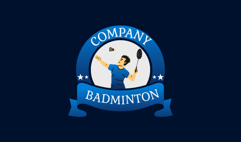 Logotipo Para Entrenadores De Bádminton