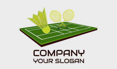 Logotipo De La Gran Cancha De Bádminton