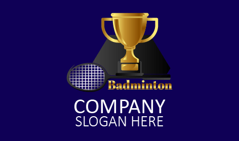 Logotipo De La Copa Dorada De Bádminton