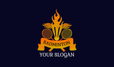 Logo Badminton Enflammé