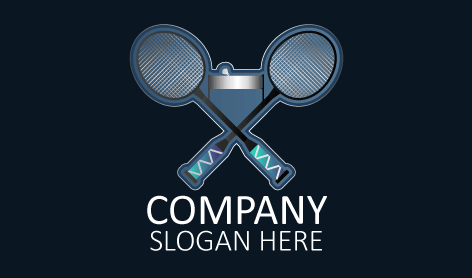 Logotipo De Bádminton Indoor