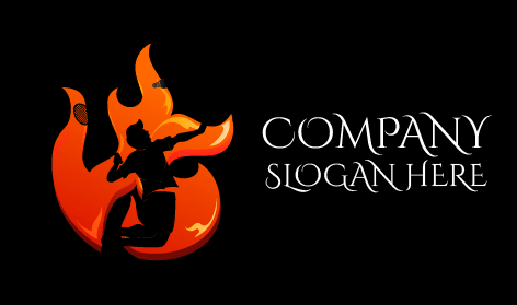 Logotipo De Bádminton Spirit Fuel