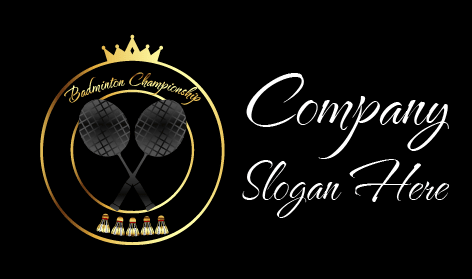 Logotipo Del Campeonato Ultimate De Bádminton