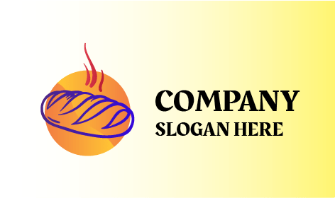 Logotipo De Panadería De Pan De Plátano