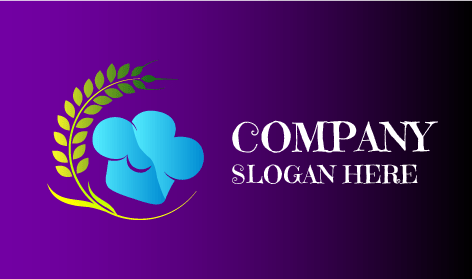 Logotipo De Panadería Blue Toque