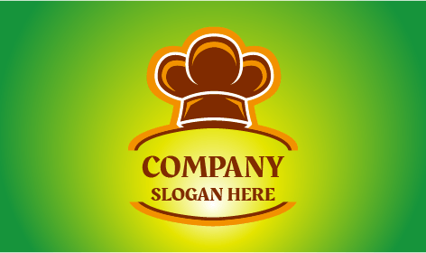 Logotipo De Padaria Com Boné De Chef Marrom