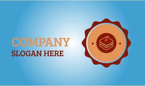 Cherry Bread Bakery Food Logo