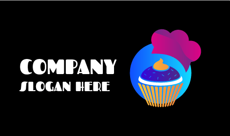 Logotipo De Panadería De Deliciosos Cupcakes