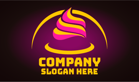 Logo Toko Roti Muffin Cup Yang Lezat