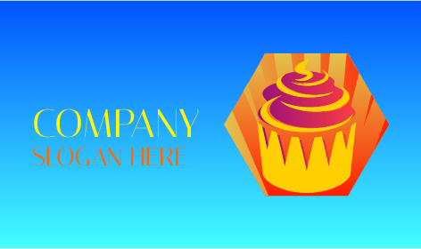Delicioso Logotipo De Panadería De Pastel Glaseado