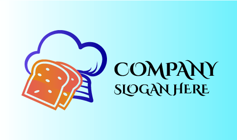 Logotipo De Panadería Con Gorro De Pan De Pasas