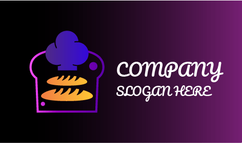 Toast Bread Bakery Logo