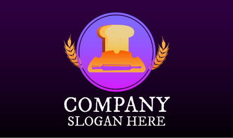 Logotipo De Panadería De Pan Blanco