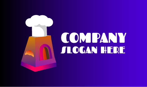 Logotipo De Panadería De Gorro De Chef Blanco