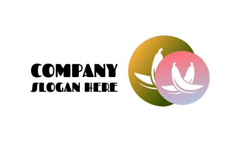 Banana Smoothie Stall Logo