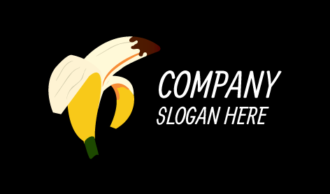Chocolate Flavored Banana Logo