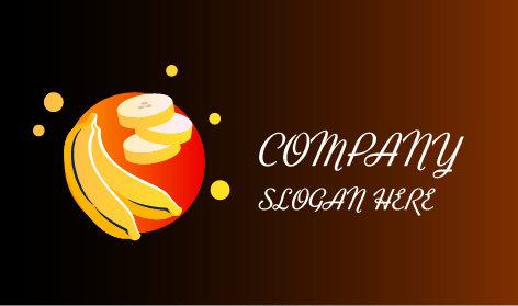 Fine Cut Banana Slice Logo