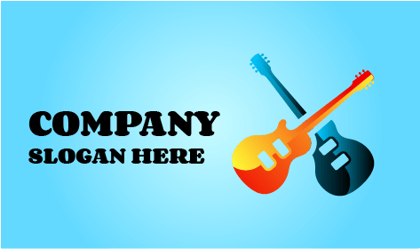 Dual Dj Guitar Band Logo