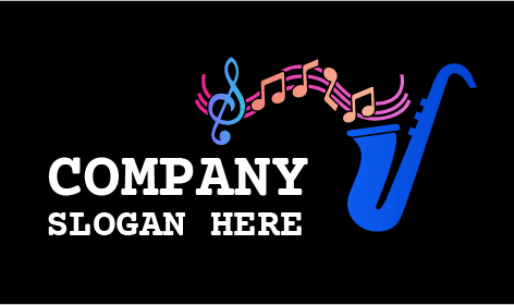 Logotipo De Música De Saxofón