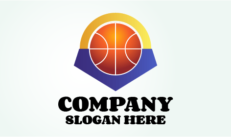 Logotipo De Basquete Marrom