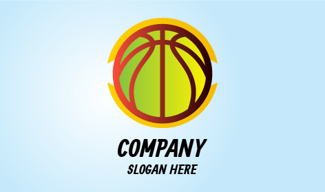 Logotipo De Basquete Ecoico