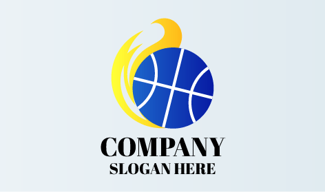 Logotipo De Basquete Ardente