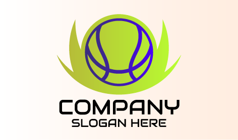 Logotipo De Basquete Alado Verde