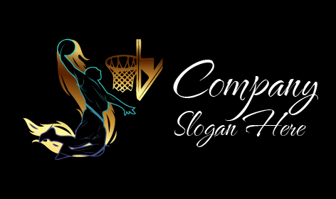 Güçlü Şut Basketbol Logosu