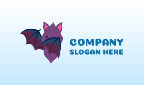 Face Covering Bat Logo