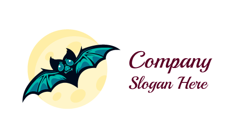 Flying Seagreen Bat Logo