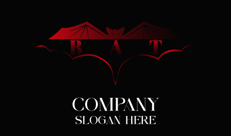 Hidden Red Bat Logo