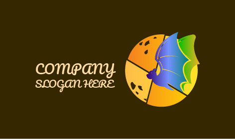 High Flight Blue Bat Logo