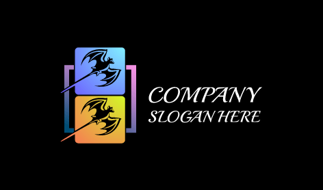 Outstanding Bat Design Logo