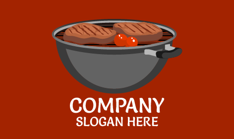 Logo Black Grill Steak Bbq