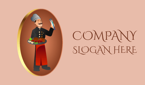 Logotipo Tradicional De Barbacoa De Chef