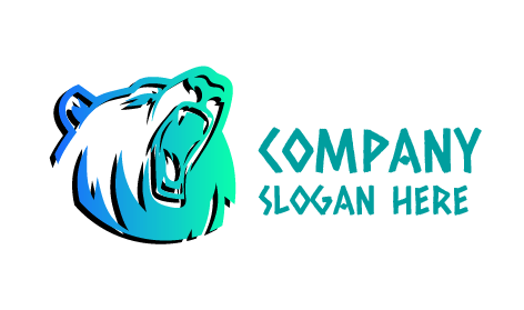 Booming Roar Bear Logo