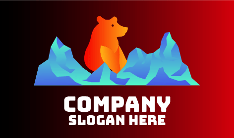 Icy Peaks Bear Logo