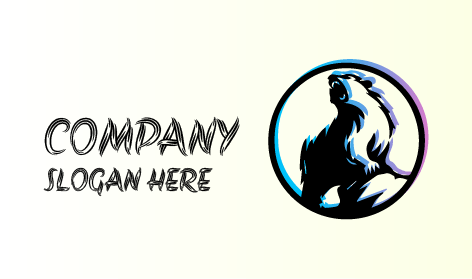 Terrifying Wild Bear Logo