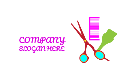 Logotipo De Salón De Belleza Y Peluquería