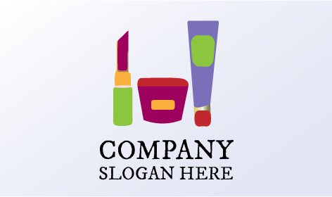 Logotipo De Salón De Belleza Con Crema De Lápiz Labial