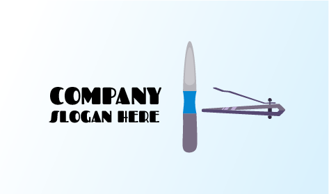 Logotipo De Salón De Belleza Para El Cuidado De Las Uñas