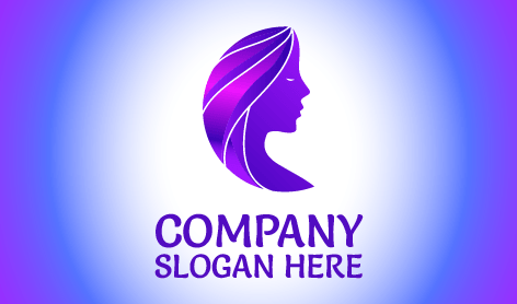 Logo De Beauté Féminine Magique