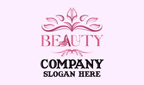 Logo Du Mot-symbole Pink Beauty