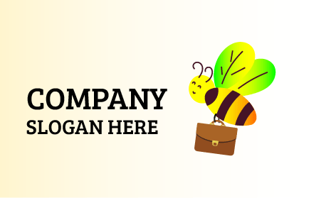 Joyful Busy Bumble Bee Logo