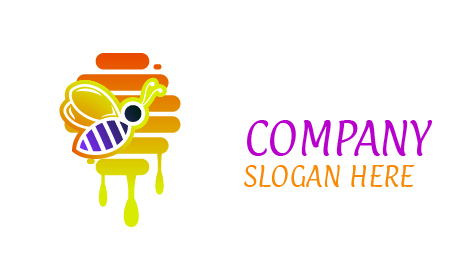 Melting Honey Bee Logo