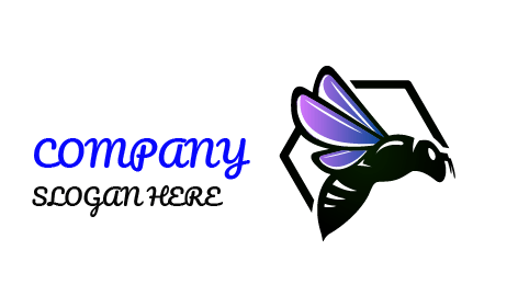 Queen Honey Bee Logo