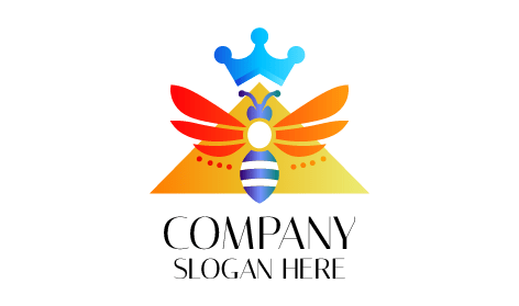 Royal Blue Bee Logo