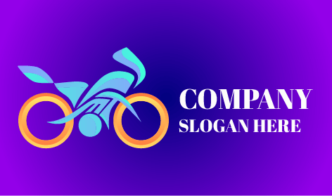 Logo De Cyclisme De Course De Vélo