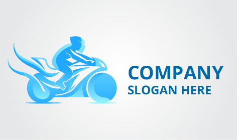 Logo De Vélo Sportster Bleu