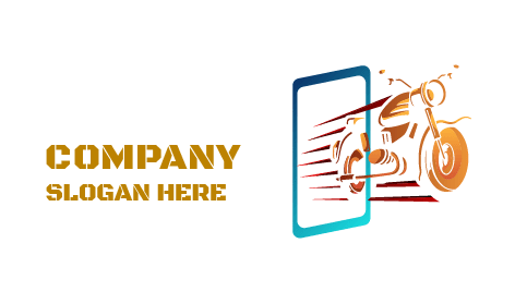 Classic Glossy Bike Logo